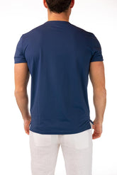 MAGLIA T-SHIRT UOMO  BLU 24213 63 RRD